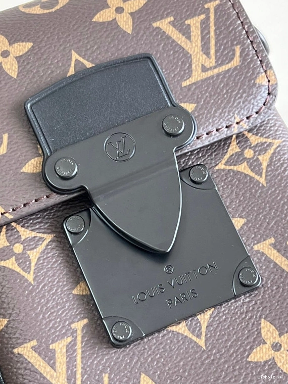 WIS VERTICAL WALLET VUITTON LOUIS WEARABLE S-LOCK 0212